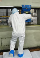 LARGE - SHOE COVER - LAMINATED POLYPROPYLENE - WITH NON SKID AQ SOLE